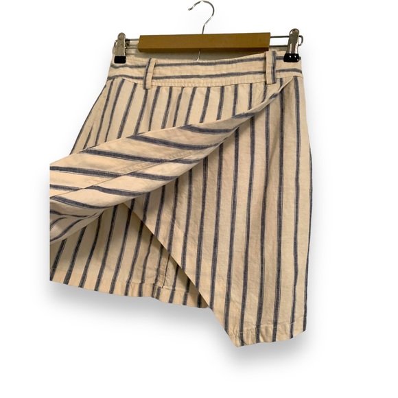 Madewell Layered Mini Skirt Linen Blend size 0 - Picture 2 of 5